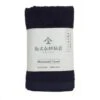 Mino Washi Face Towel Hanaasa / Black (shikkoku) - Matsuhisa Eisuke Kamiten -Ki:ts Shop 01 SQ10180
