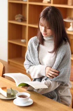 Baby Alpaca Muffler Scarf / Grey- Yu-Ito -Ki:ts Shop 0809 034 W775 54bf7ceb cd14 400f ab2d be9f75bc91c1