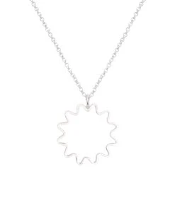 Mini Ondulée Pendant / 925 Recycled Silver - OLIVIA TAYLOR