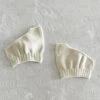 Luminous Silk Tongs Socks / White - Yu-ito