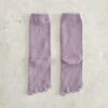Luminous Silk Five Finger Crew Length Socks / Lilac- Yu-ito -Ki:ts Shop 14041 bf2ef18c 5f59 4f06 b014 29e04822f6e4