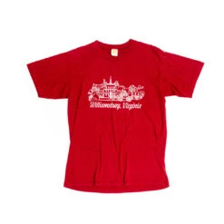 Vintage 80’s ‘Willamsburg’ Travel Tee / T6 / Burgandy / M - SEARCH&DESTROY
