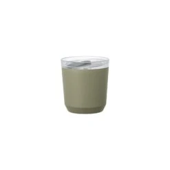 TO GO TUMBLER With Plug 240ml / Khaki - KINTO