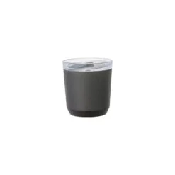 TO GO TUMBLER With Plug 240ml / Black - KINTO