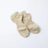 Low Gauge Slub Short Socks / Beige - ROTOTO -Ki:ts Shop 45959615 523B 46A3 B9EC 53F3A404EE4D