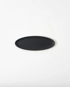 Oval Tray / Black / Small - Sumitani Saburo Shoten