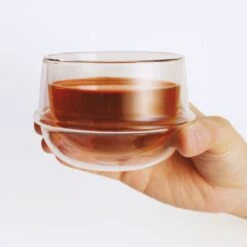 KRONOS Double Wall Tea Cup 200ml - KINTO -Ki:ts Shop 9