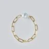 ALICIA - ONE OF A KIND PEARL CHAIN BRACELET/ Gold - Margaret SMITH