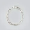 ALICIA - ONE OF A KIND PEARL CHAIN BRACELET/ Silver - Margaret SMITH