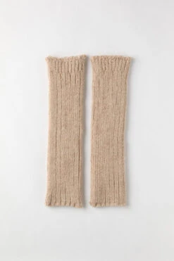 Baby Alpaca Leg&Arm 2 Way Warmer / Beige - Yu-ito