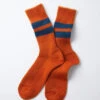 Brushed Mohair Crew Socks / Orange - ROTOTO -Ki:ts Shop BRUSHEDMOHAIRCREWSOCKS orange