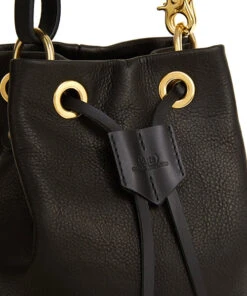 Drawstring Bag With 2 Way Shoulder Strap - L / Black - (ki:ts) -Ki:ts Shop Bag 10 7