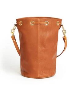 Drawstring Bag With 2 Way Shoulder Strap - L / Whisky - (ki:ts) -Ki:ts Shop Bag 11 3