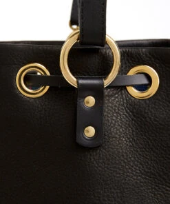 Drawstring Bag With 2 Way Shoulder Strap - S / Black - (ki:ts) -Ki:ts Shop Bag 12 11