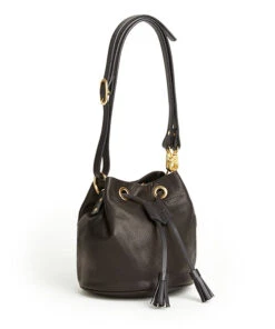 Drawstring Bag With 2 Way Shoulder Strap - S / Black - (ki:ts) -Ki:ts Shop Bag 12 4