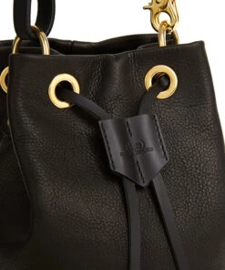 Drawstring Bag With 2 Way Shoulder Strap - S / Black - (ki:ts) -Ki:ts Shop Bag 12 7