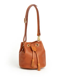 Drawstring Bag With 2 Way Shoulder Strap - S / Whisky - (ki:ts) -Ki:ts Shop Bag 13 4