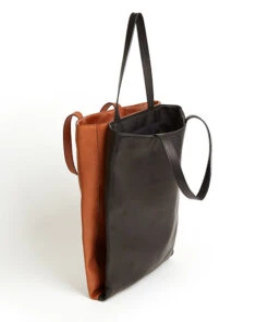 Twins Shopper / Black & Whisky - (ki:ts) -Ki:ts Shop Bag 19 5