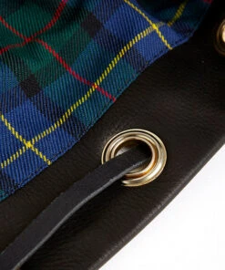 Drawstring Shearling Bag With 2 Way Shoulder Strap - L / Brown Shearling & Black - (ki:ts) -Ki:ts Shop Bag 1 9 7cba2cde d670 40ca 849c 2397ca086700