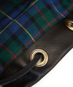 Drawstring Shearling Bag With 2 Way Shoulder Strap - S / Black Shearling & Black - (ki:ts) -Ki:ts Shop Bag 5 9