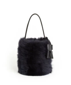 I-O Shearling Bucket - S / Navy Shearling & Black - (ki:ts)