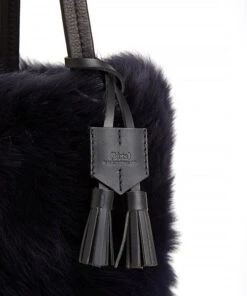 I-O Shearling Bucket - S / Navy Shearling & Black - (ki:ts) -Ki:ts Shop Bag 6 5 9c940959 a644 47ac 96c5 b9d51517e3eb