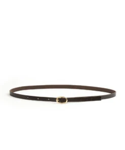 Narrow Belt - 15 / Dark Brown - (ki:ts)
