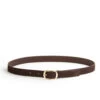 Suede Contrast Belt - 30 / Chocolate & Dark Brown - (ki:ts) -Ki:ts Shop Belt 2 1