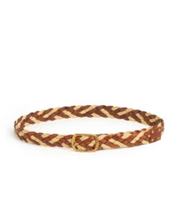 Plait 510 Belt / Tan & Cream Mix - (ki:ts)
