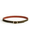 Suede Contrast Belt - 30 / Olive & Tan (ki:ts) -Ki:ts Shop Belt 4 1