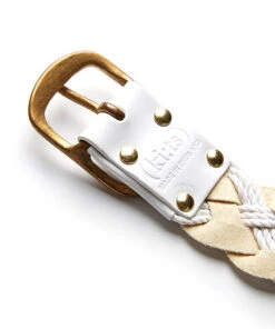 Plait 510 Belt / White - (ki:ts) -Ki:ts Shop Belt 4 3 8a84ffce c303 43b5 8b4b 3a2f20420221