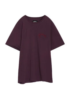 Passarella 'Embroidered Logo’ T-shirts / Burgundy - PASSARELLA DEATH SQUAD