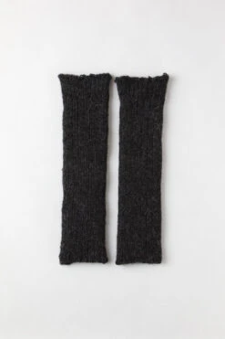 Baby Alpaca Leg&Arm 2 Way Warmer / Charcoal - Yu-ito