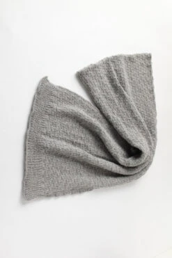 Baby Alpaca Muffler Scarf / Grey- Yu-Ito