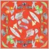 Scarf / Ornithopter Coral / Orange / CU203 - SWASH LONDON -Ki:ts Shop IMG 3179 SQ700