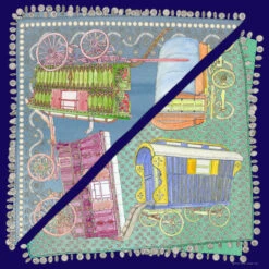 Scarf / Romani Violet / Purple / CU205 - SWASH LONDON