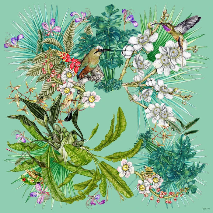 Scarf / Amazonia Verdant / Green / CU236 - SWASH LONDON 3 Scarf / Amazonia Verdant / Green / CU236 - SWASH LONDON