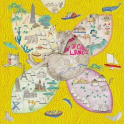 Scarf / Candyland Sunshine / Multi & Yellow / CU239 - SWASH LONDON