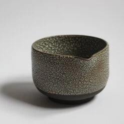 Matcha Bowl / Grey (KAIRAGI) - (ki:ts) X Kaoru Pottery