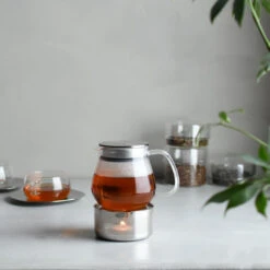UNITEA Tea Warmer - KINTO -Ki:ts Shop KINTO UNITEA tea warmer and teapot