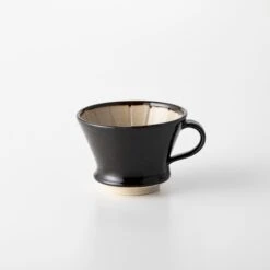 Mashiko Coffee Dripper Server Set / Black - Sayado Wadagama -Ki:ts Shop Mashiko Coffee Dripper Server Set Black3