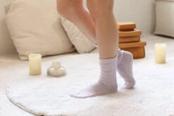 Smooth Silk Crew Length Socks / Sakura Pink - Yu-ito -Ki:ts Shop No.14046 4ac4c537 b6fe 4822 8ca8 4e0a394befa2