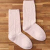 Smooth Silk Crew Length Socks / Sakura Pink - Yu-ito