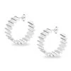 Statement Ondulée Hoops / 925 Recycled Silver - OLIVIA TAYLOR -Ki:ts Shop OliviaTaylor 06