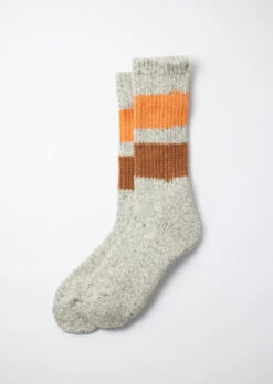 Retro Winter Outdoor Socks / GRY & L.OG & CML - ROTOTO