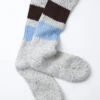 Retro Winter Outdoor Socks / GRY & D.BW & L.BL - ROTOTO -Ki:ts Shop R1436 insta futuraPT 3 W682xH960