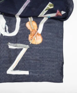 Scarf / ABCS Marine / Navy & Multi / CU274 - SWASH LONDON -Ki:ts Shop StudioSession 442