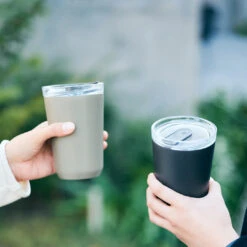 TO GO TUMBLER With Plug 360ml / Black - KINTO -Ki:ts Shop TOGO L SQ1080 withplug05 1