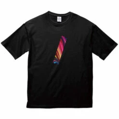 VINYL MARBLE-SLASH Tee / Black - VI/NYL