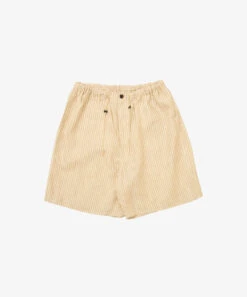 Circular Fatigue Short Pants Dead Stock Stripe Natural - Sillage